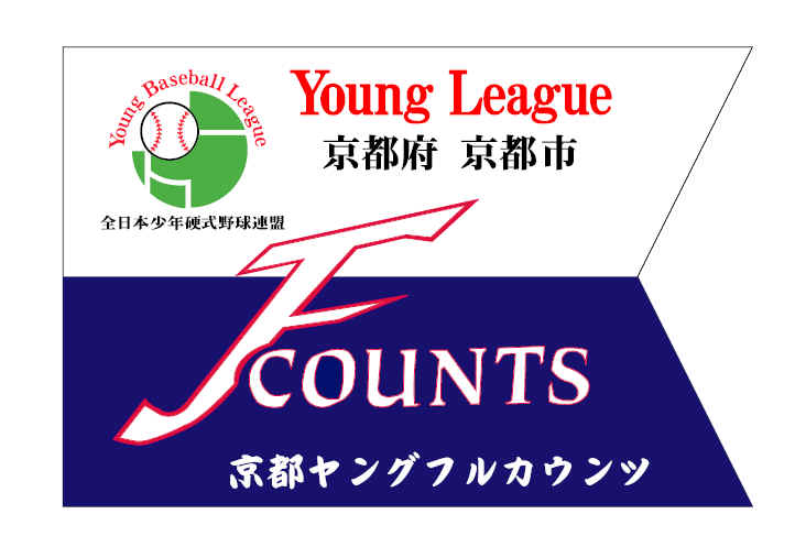 京都ヤングフルカウンツチーム旗